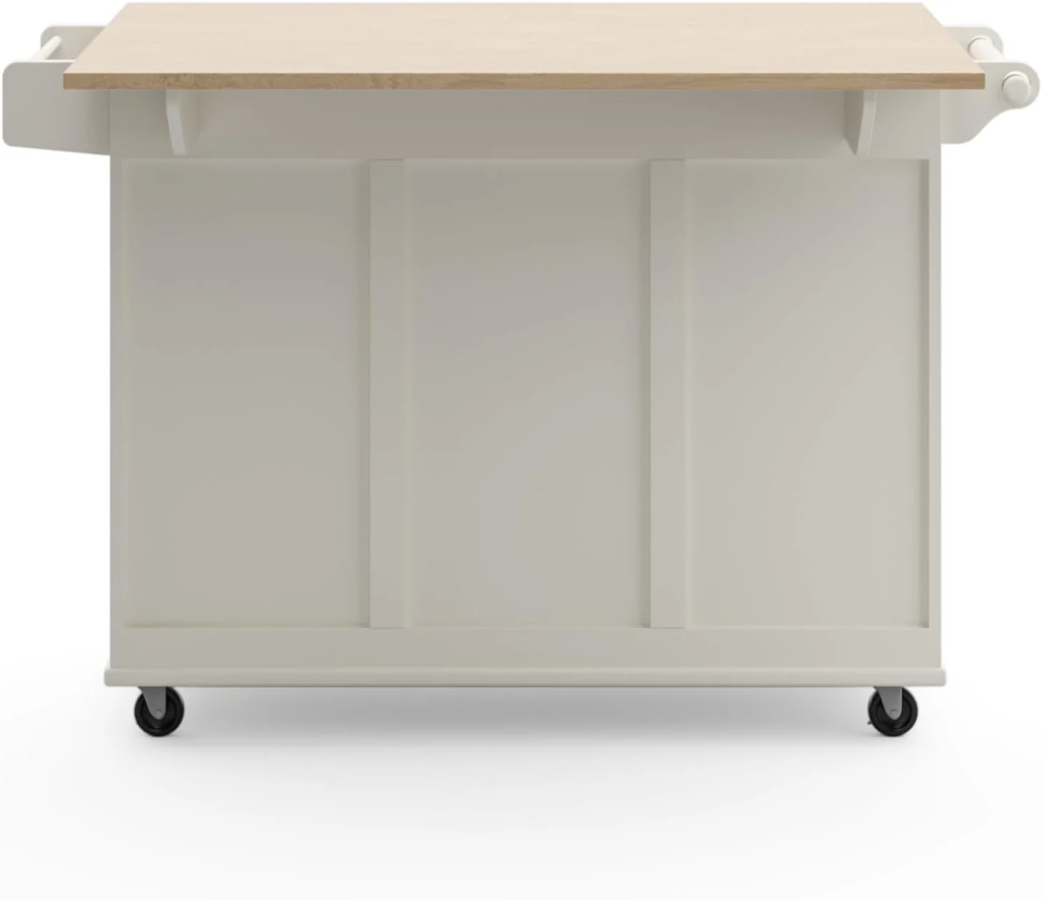 Homestyles Dolly Madison Mobile Kitchen Island Cart, Drop Leaf Breakfast Bar