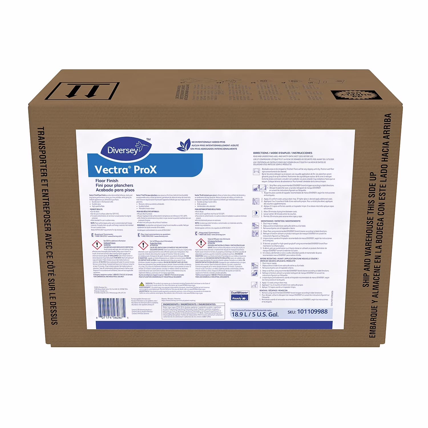 Vectra Finish Ammonia 5 Gal./18.9L (5105047) 897277