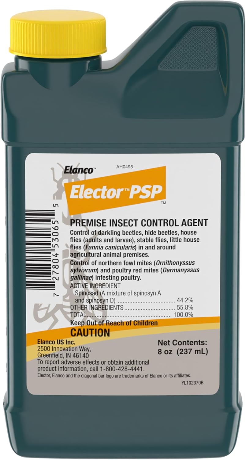 Elector PSP Premise Insect Control Agent | Controls Beetles & Flies | 237 mL Bottle