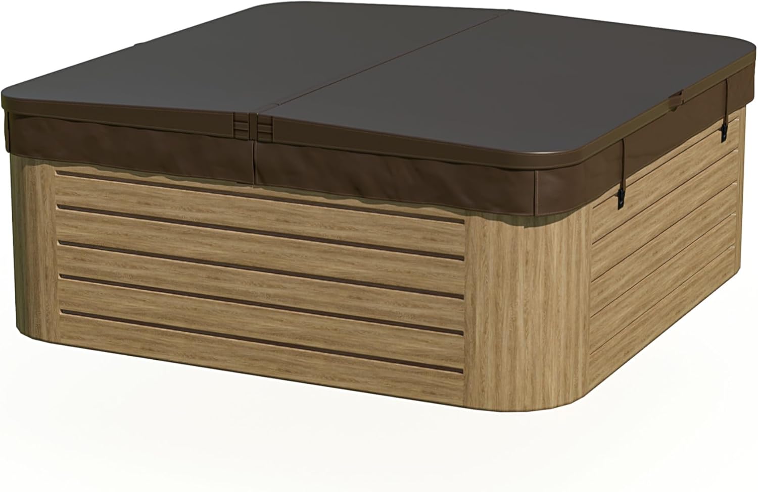 The Cover Guy Hot Tub Cover | Replacement Spa Covers with UV Protected Vinyl + High Density Foam | Energy-Saving Cover for All Climates | Fits Square Tubs with 88-90