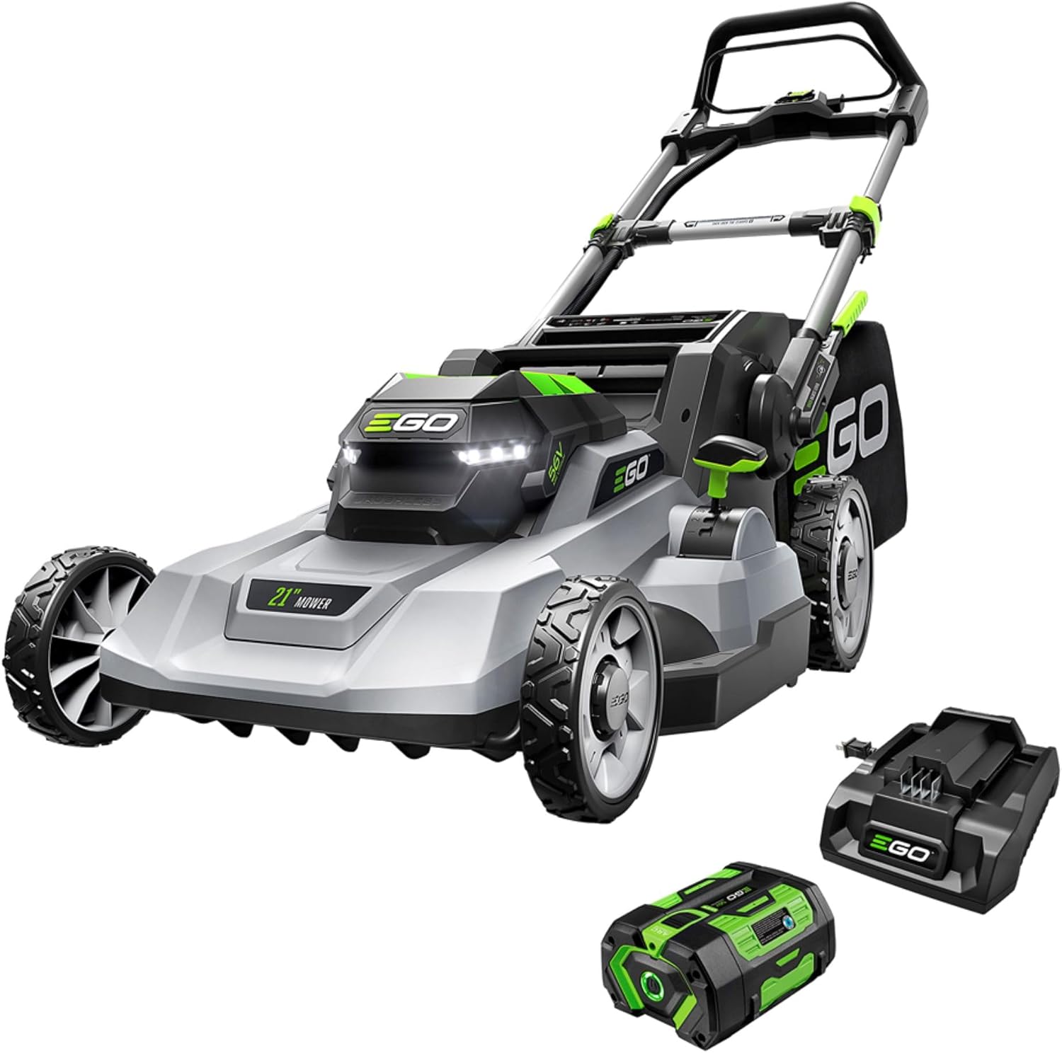 EGO POWER+ Electric Lawn Mower  Cordless  Includes 56V 6.0Ah Battery And 320W Charger - LM2114