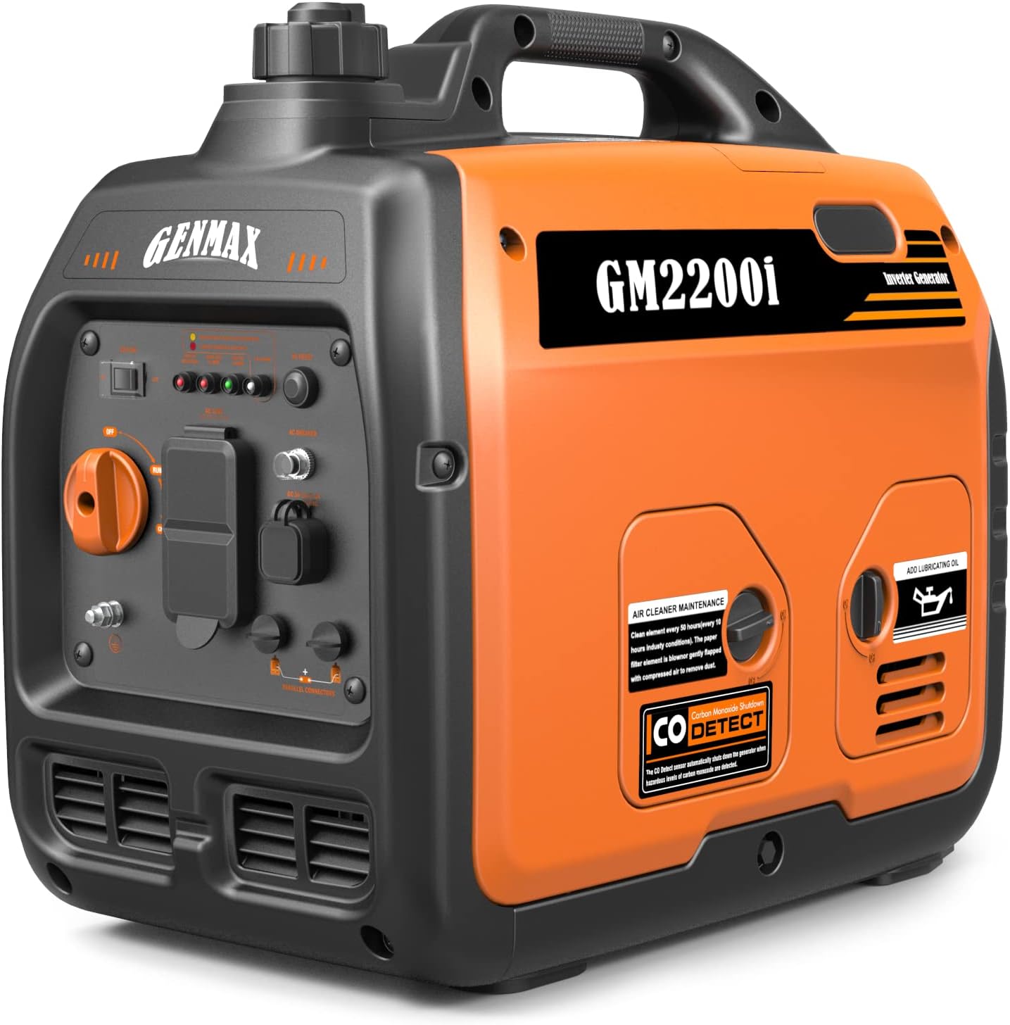 GENMAX Generator，EPA Compliant  Eco-Mode Feature  Ultra Lightweight for Backup Home Use & Camping