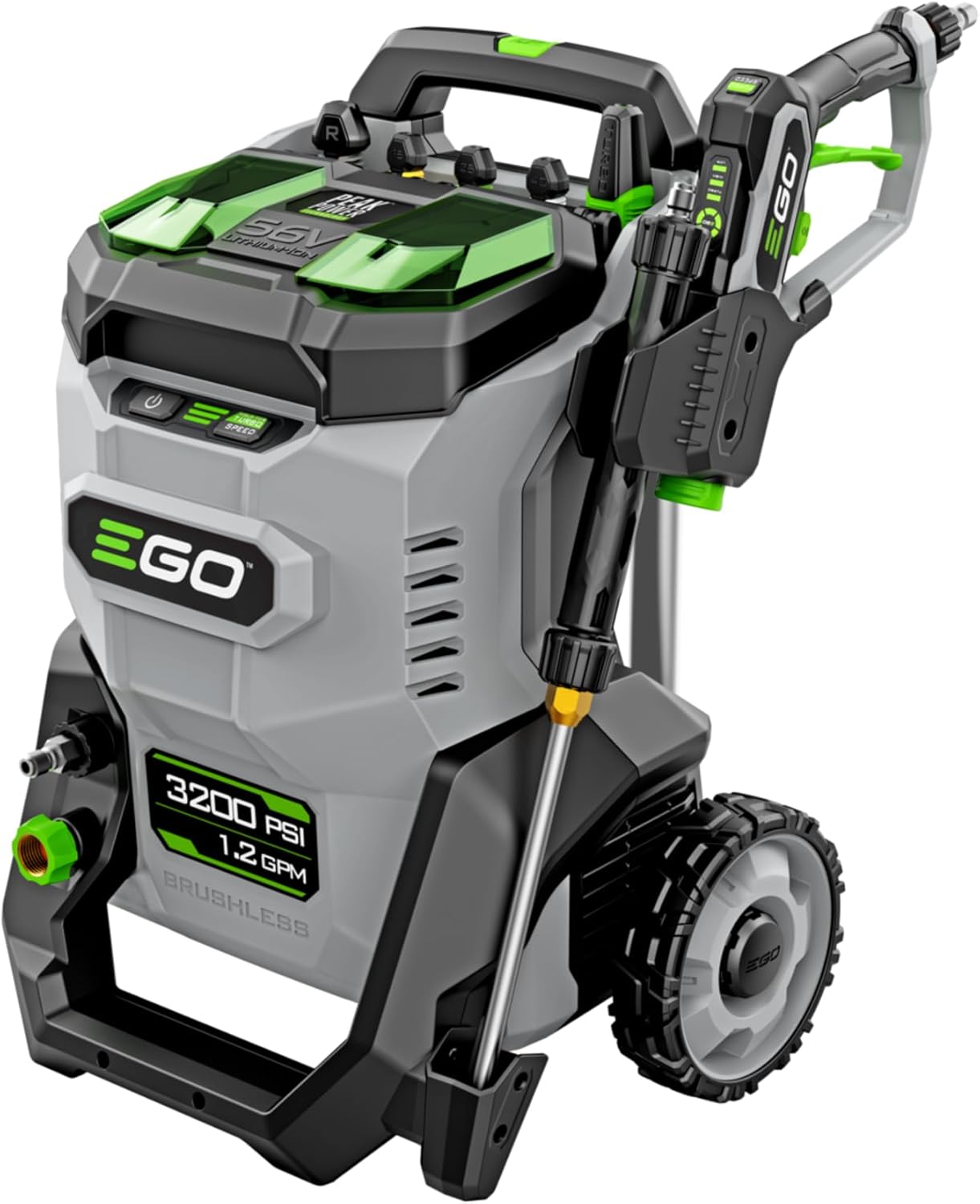 EGO Power+ Electric Pressure Washer  3200 PSI Power Washer  Battery and Charger Not Included - HPW3200