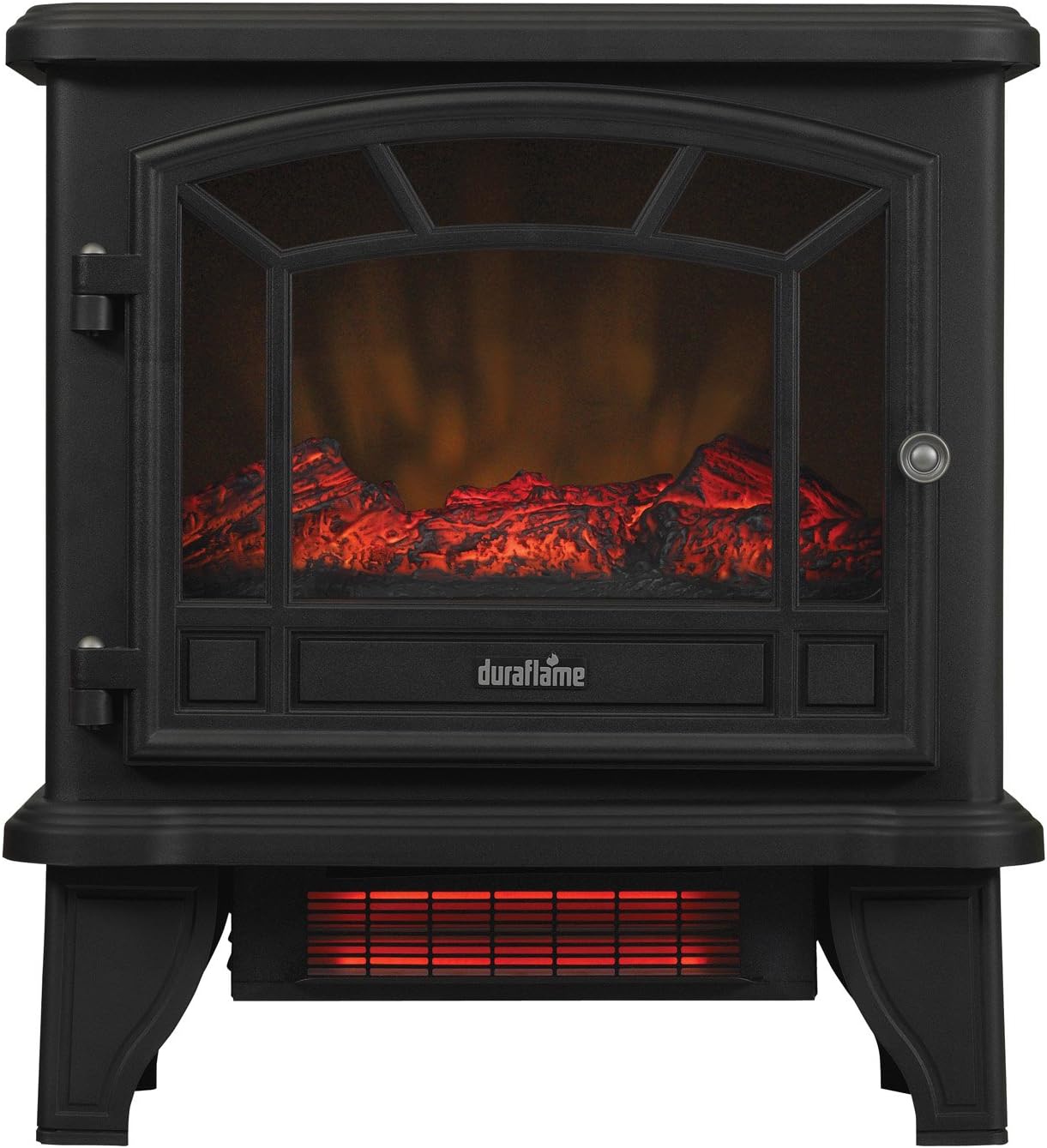 duraflame® Infrared Quartz Electric Fireplace Stove Heater, Black