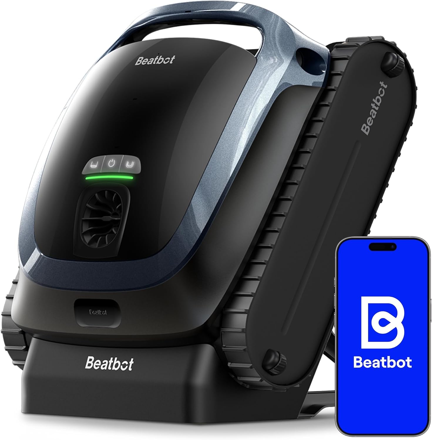 (2025 Upgrade) Beatbot AquaSense 2 Cordless Robotic Pool Vacuum Cleaner  Smart Surface Parking  Double-Pass Waterline Scrubbing  Cleans Floor  Walls and Waterline