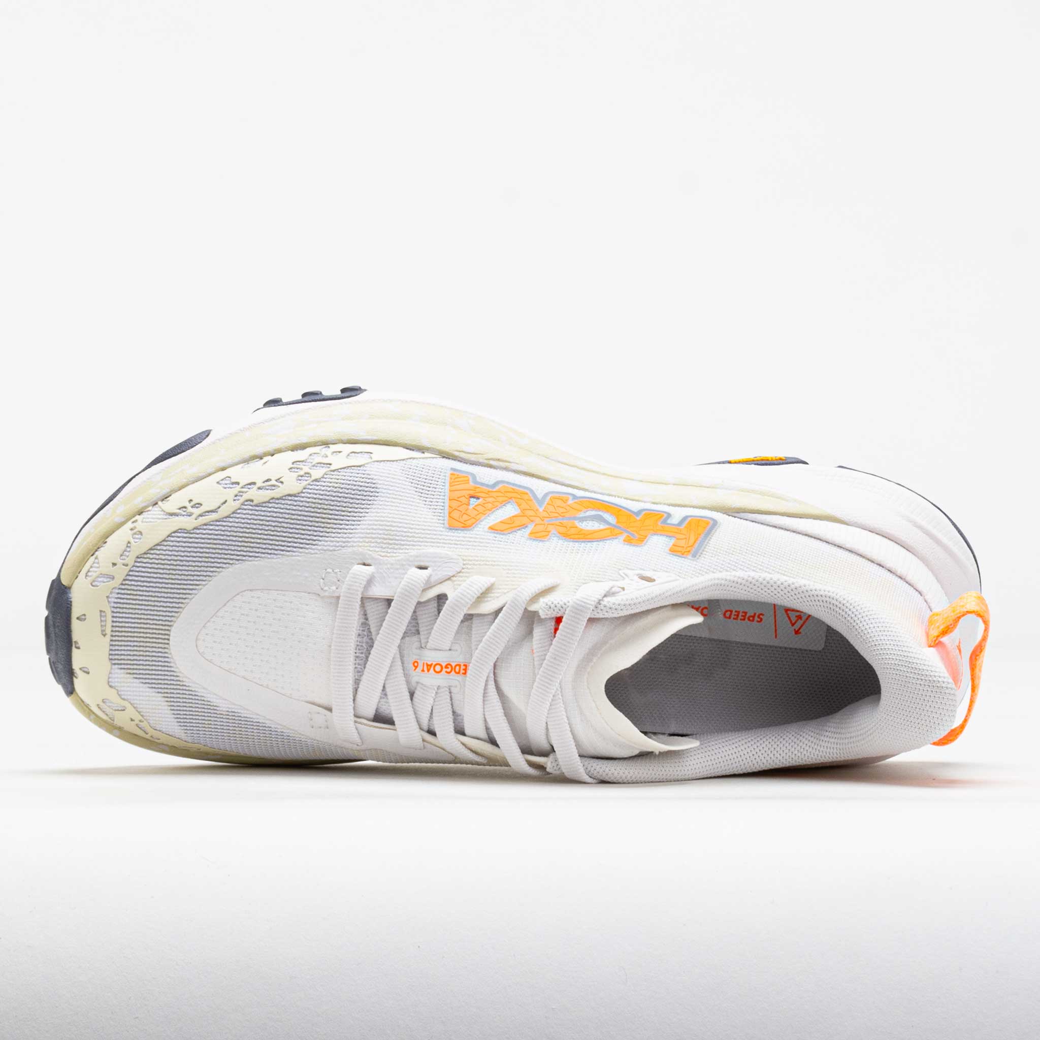 Speedgoat 6 Men's White/Neon Tangerine
