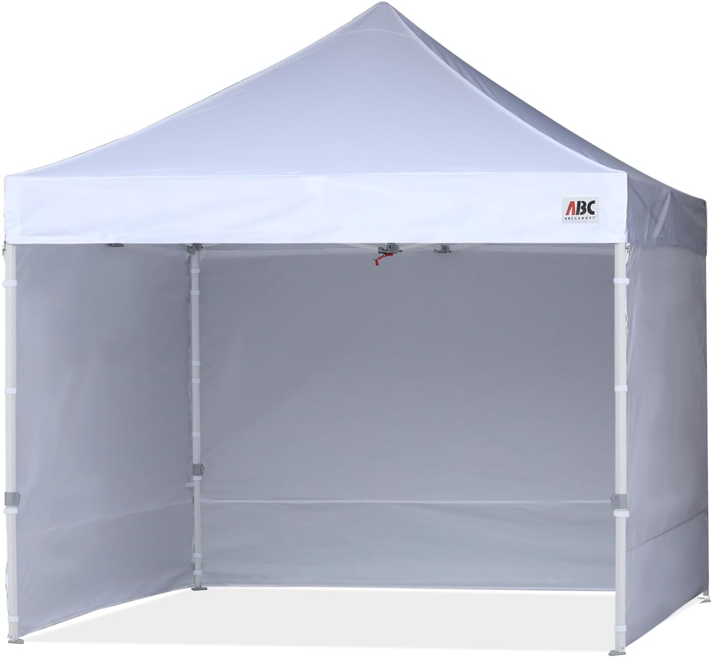 ABCCANOPY Easy Pop Up Canopy Tent with Sidewalls 10x10 Commercial -Series  White